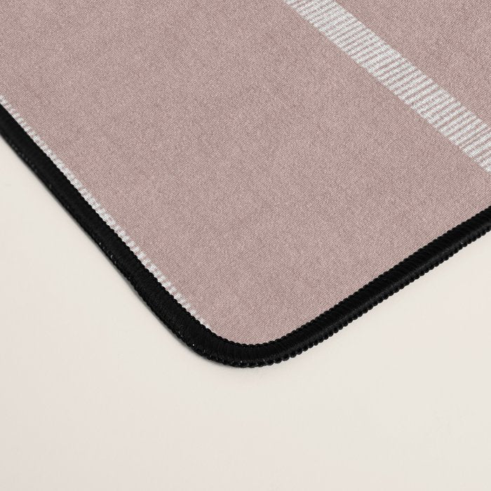 Modern Boho Serenity Stripes Mauve Desk Mat Gallery Image 4