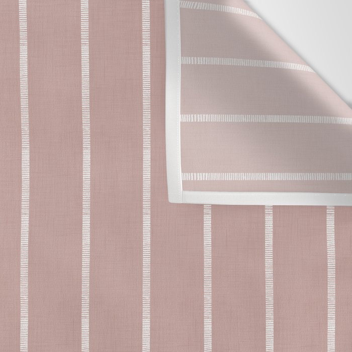 Modern Boho Serenity Stripes Mauve Wall Tapestry Gallery Image 3