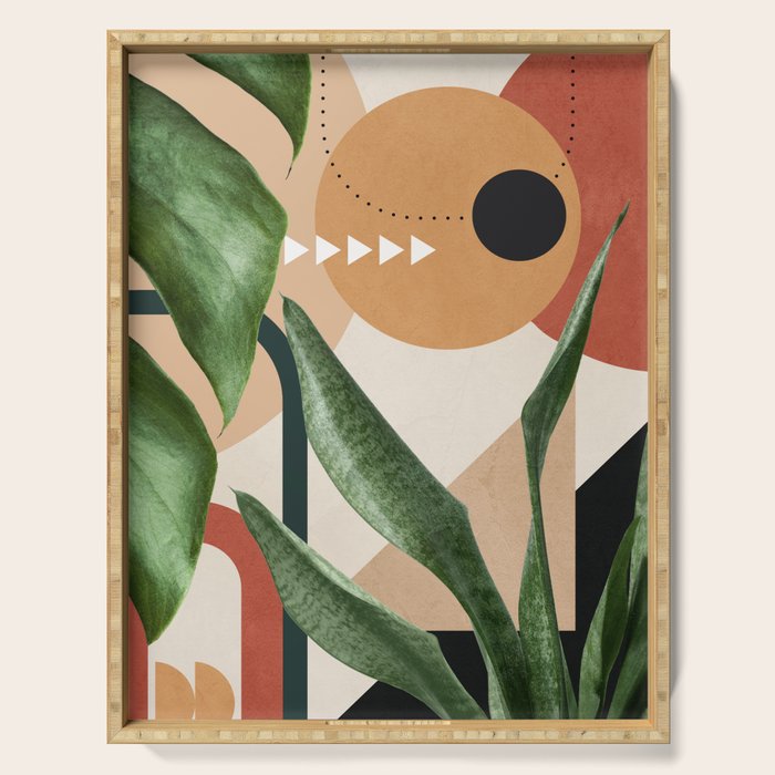 Nature Geometry 14 Serving Tray Gallery Image 1