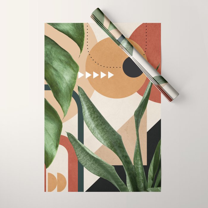 Nature Geometry 14 Wrapping Paper Gallery Image 1