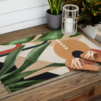 Nature Geometry 14 Outdoor Rug Gallery Image 2