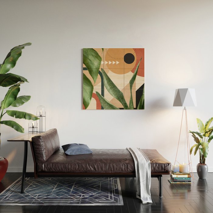 Nature Geometry 14 Wood Wall Art Gallery Image 2