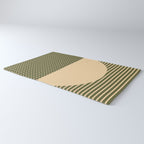 Geometric Spring Abstract - Pantone Warm color Rug Gallery Image 3