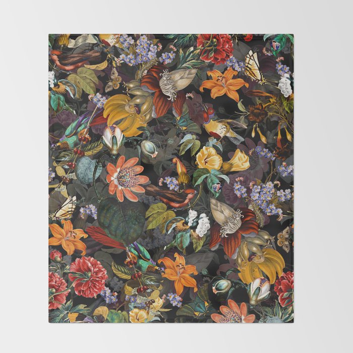 World of Birds IV Throw Blanket Gallery Image 2