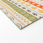 Vintage tropical summer nature art pattern Welcome Mat Gallery Image 2