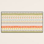 Vintage tropical summer nature art pattern Desk Mat Gallery Image 3