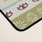 Vintage tropical summer nature art pattern Desk Mat Gallery Image 4