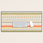 Vintage tropical summer nature art pattern Desk Mat Gallery Image 1