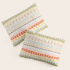 Vintage tropical summer nature art pattern Pillow Sham Gallery Image 3