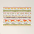 Vintage tropical summer nature art pattern Welcome Mat Gallery Image 1