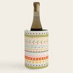 Vintage tropical summer nature art pattern Wine Chiller Gallery Image 1