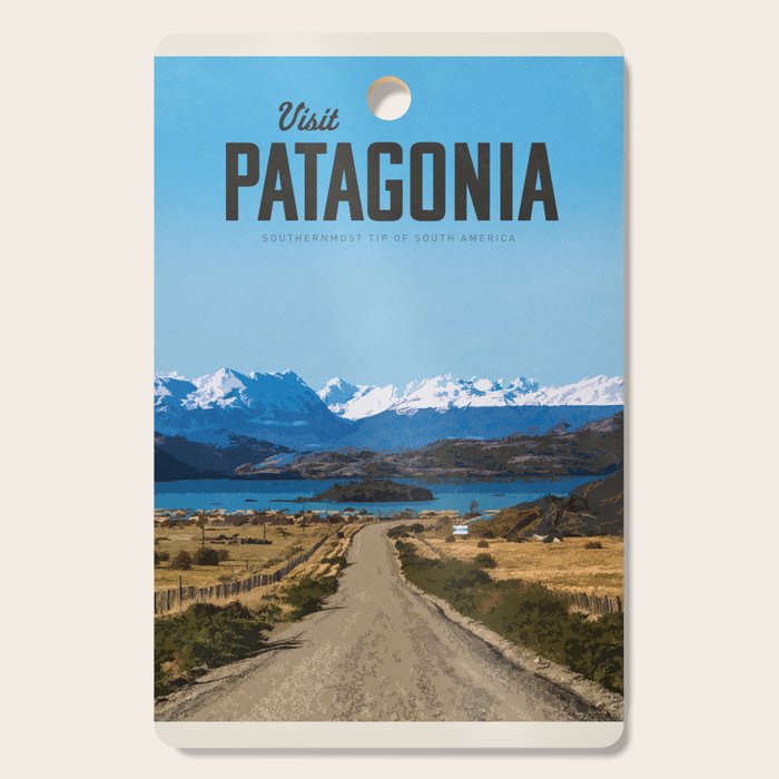 Visit Patagonia Cutting Board Gallery Image 1