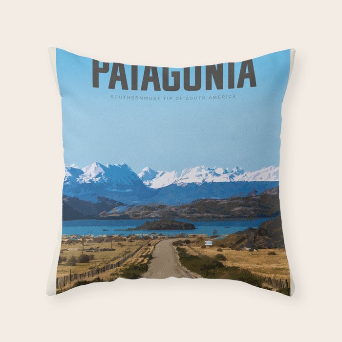 Visit Patagonia Throw Pillow Gallery Image 6