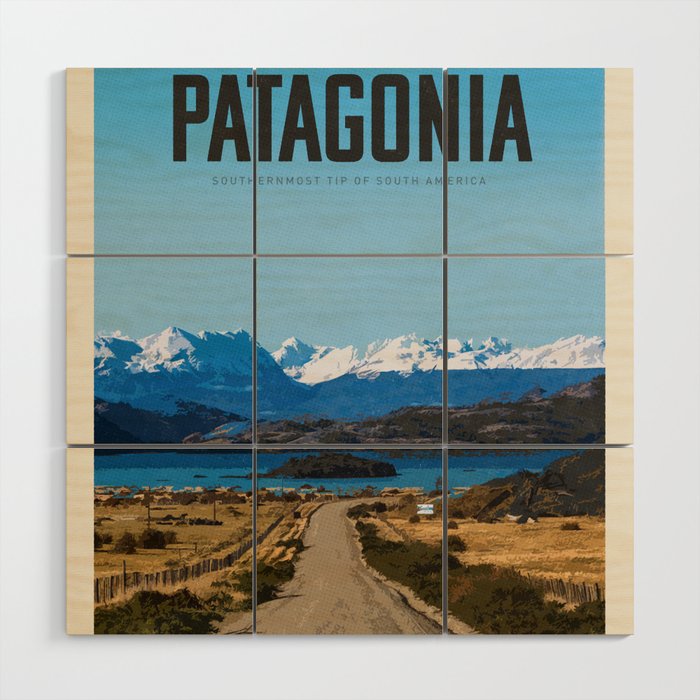Visit Patagonia Wood Wall Art Gallery Image 1