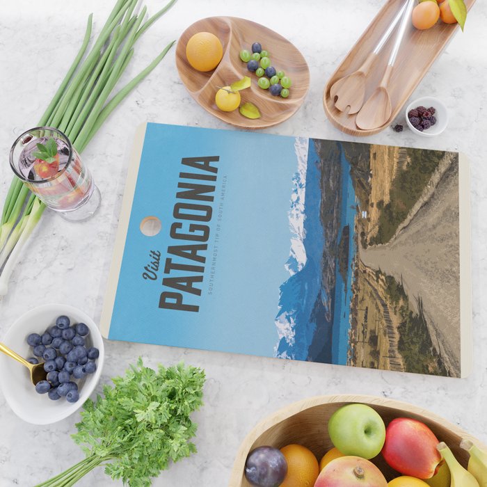 Visit Patagonia Cutting Board Gallery Image 2