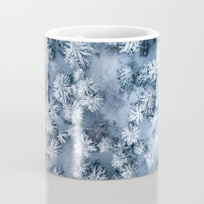 Winter Pine Forest Coffee Mug Gallery Image 4