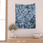 Winter Pine Forest Wall Tapestry Gallery Image 2