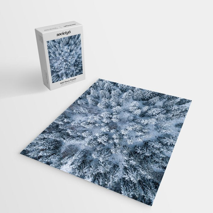Winter Pine Forest Jigsaw Puzzle Gallery Image 2