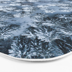 Winter Pine Forest Bath Mat Gallery Image 3