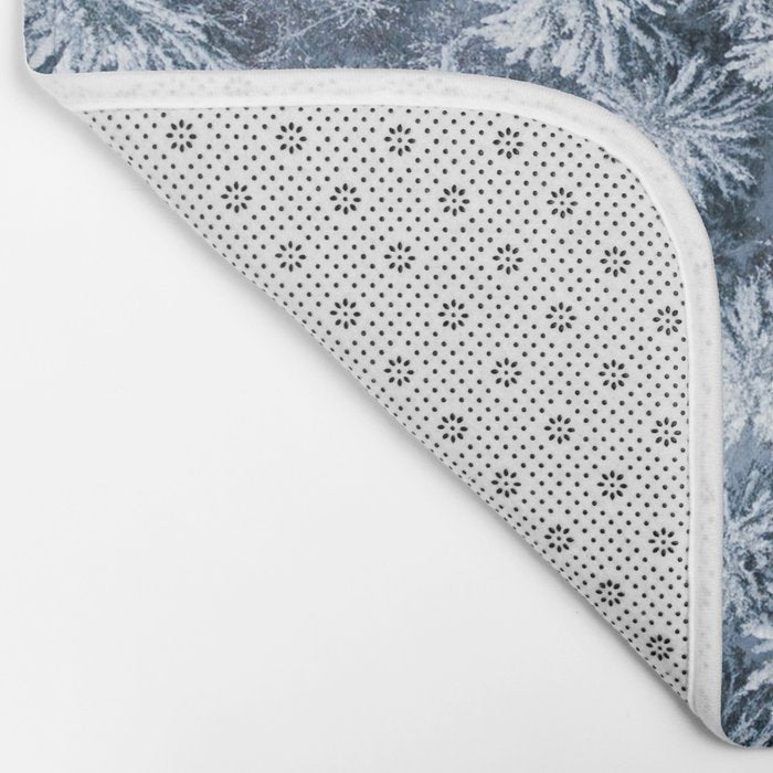 Winter Pine Forest Bath Mat Gallery Image 2