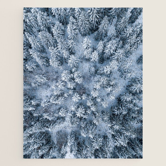 Winter Pine Forest Jigsaw Puzzle Gallery Image 1