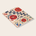 Bokhara Suzani Uzbekistan Floral Print Notebook Gallery Image 2