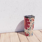 Bokhara Suzani Uzbekistan Floral Print Travel Mug Gallery Image 4