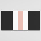 Accent (Black & Pink) Desk Mat Gallery Image 3
