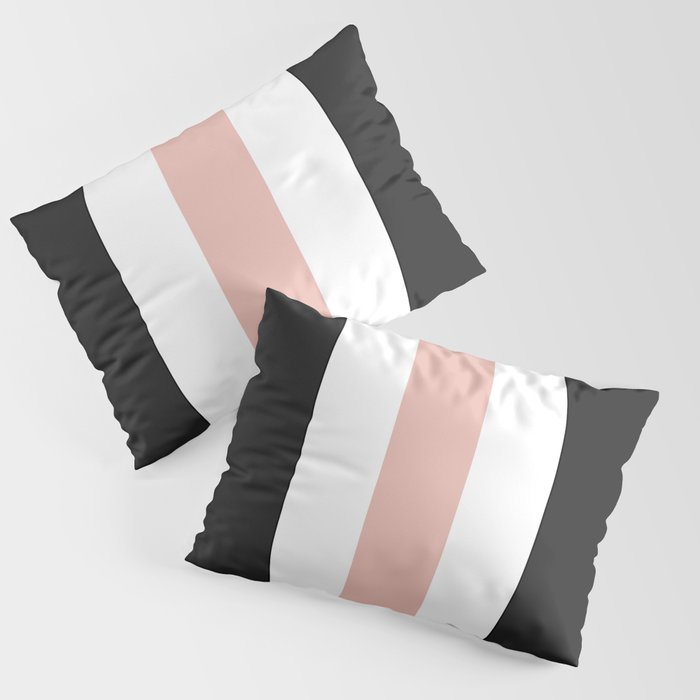Accent (Black & Pink) Pillow Sham Gallery Image 3
