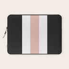 Accent (Black & Pink) Laptop Sleeve Gallery Image 1