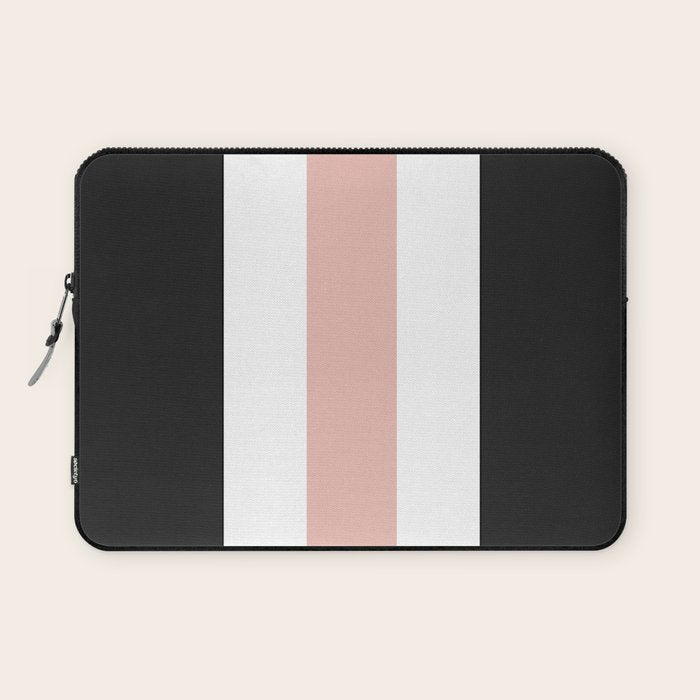 Accent (Black & Pink) Laptop Sleeve Gallery Image 1