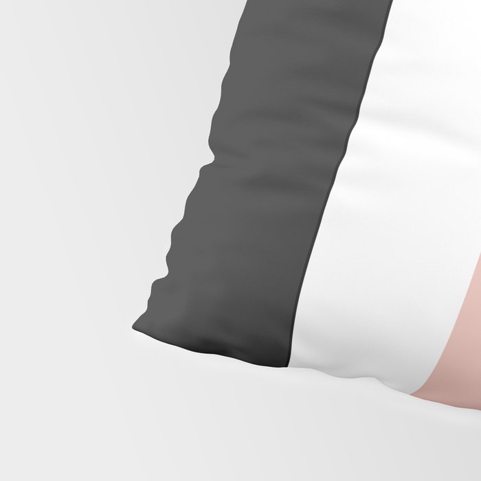 Accent (Black & Pink) Pillow Sham Gallery Image 4