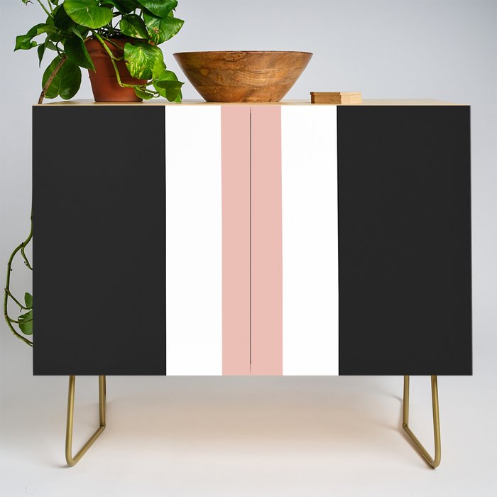 Accent (Black & Pink) Credenza Gallery Image 1