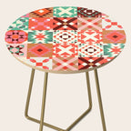Winter Quilt Pattern no4 Side Table Gallery Image 2