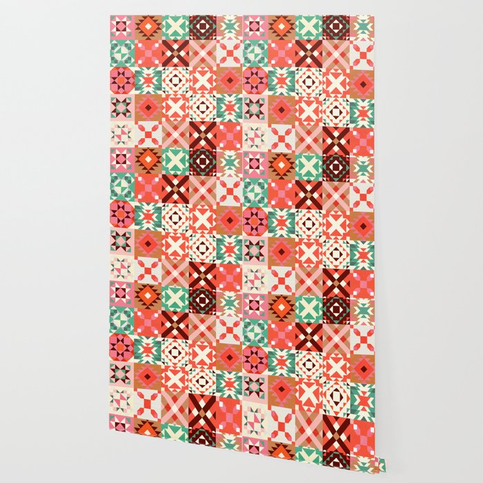 Winter Quilt Pattern no4 Wallpaper Gallery Image 2