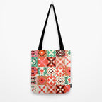 Winter Quilt Pattern no4 Tote Bag Gallery Image 2