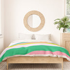 Retro Ribbon Stripes Duvet Cover Gallery Image 3