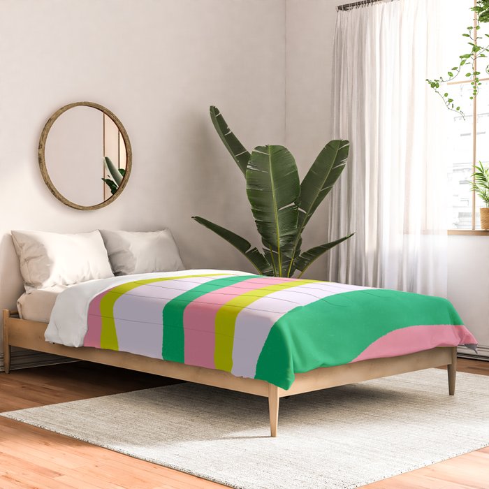 Retro Ribbon Stripes Comforter Gallery Image 2