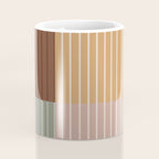 Color Block Line Abstract LII Boho Western Coffee Mug Gallery Image 4