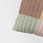 Color Block Line Abstract LII Boho Western Pillow Sham Gallery Image 4