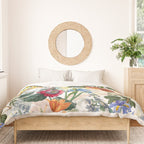 Vintage & Shabby Chic - Tropical Botanical Flower Garden  Duvet Cover Gallery Image 3