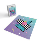 Memphis pattern 58 - 80s / 90s Retro Jigsaw Puzzle Gallery Image 2