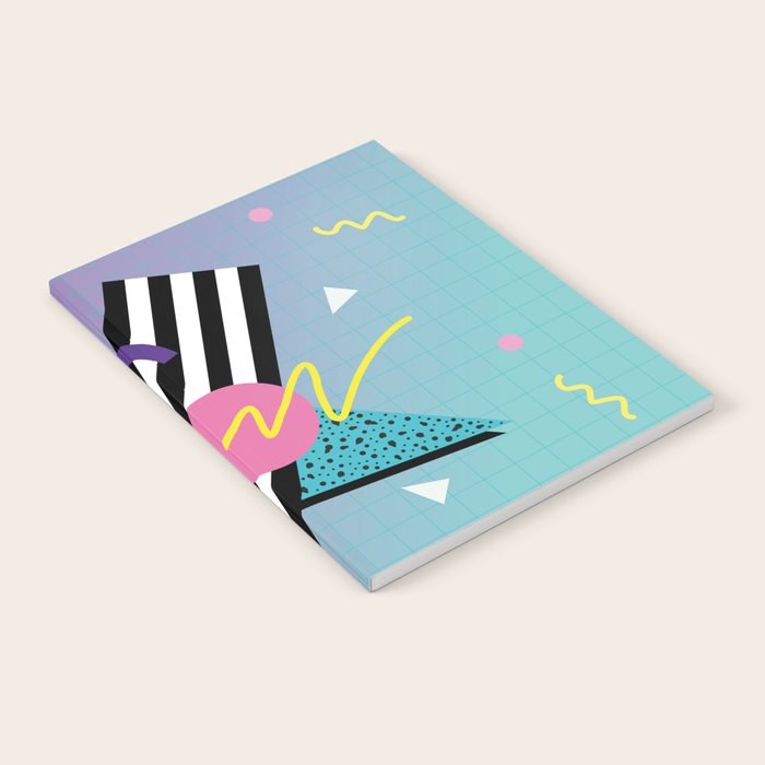 Memphis pattern 58 - 80s / 90s Retro Notebook Gallery Image 2