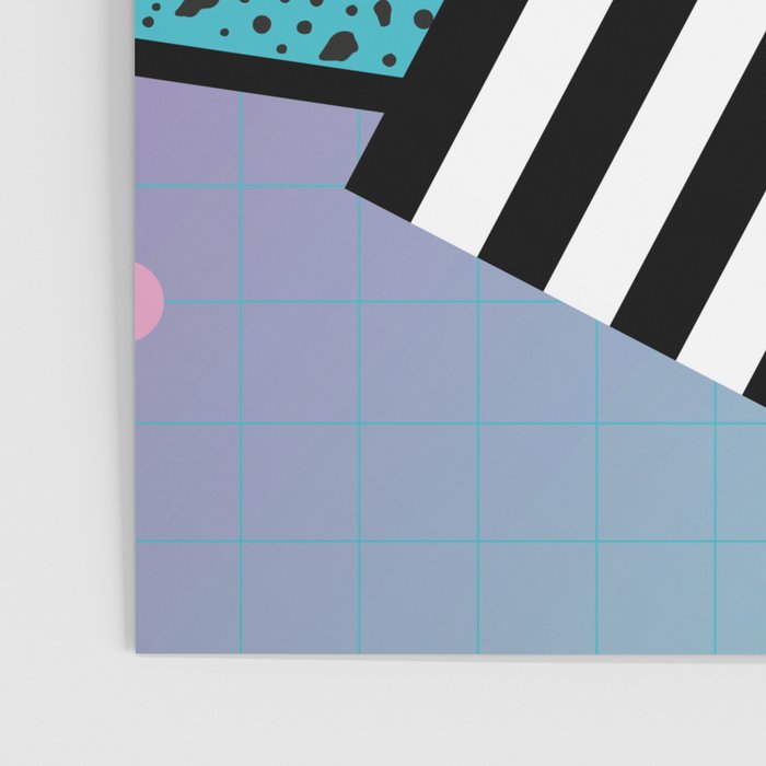 Memphis pattern 58 - 80s / 90s Retro Poster Gallery Image 3