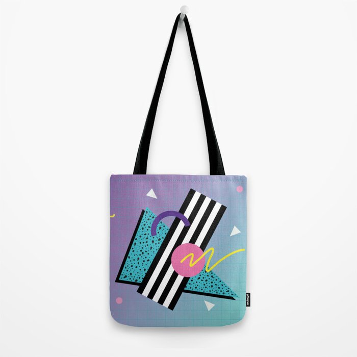 Memphis pattern 58 - 80s / 90s Retro Tote Bag Gallery Image 2