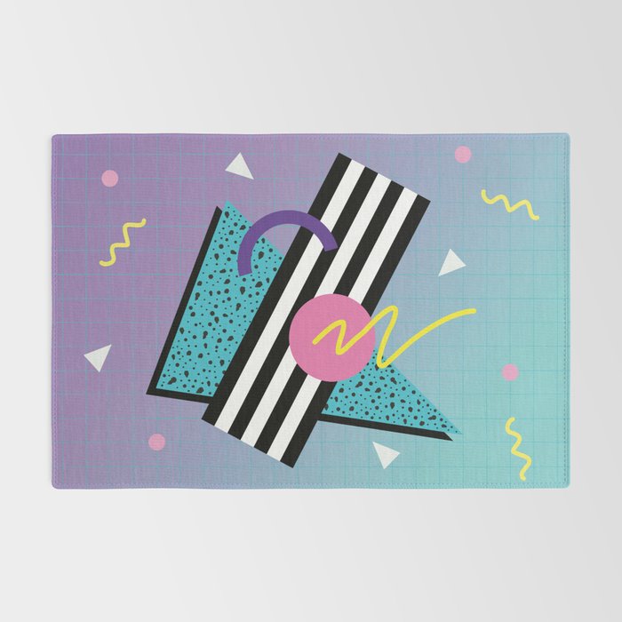 Memphis pattern 58 - 80s / 90s Retro Rug Gallery Image 2