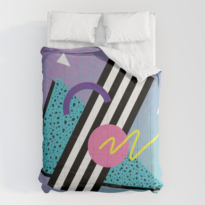 Memphis pattern 58 - 80s / 90s Retro Comforter Gallery Image 1
