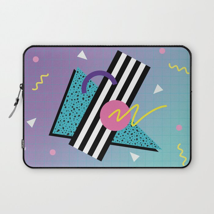 Memphis pattern 58 - 80s / 90s Retro Laptop Sleeve Gallery Image 1