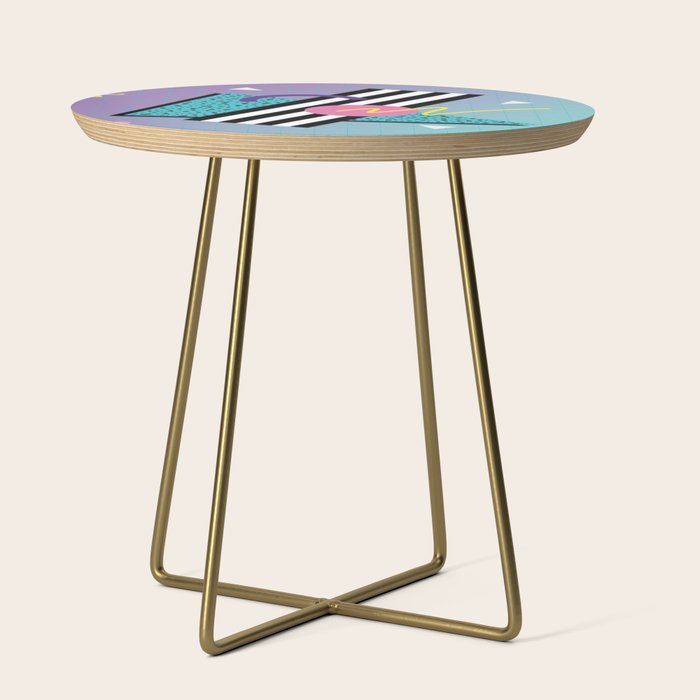 Memphis pattern 58 - 80s / 90s Retro Side Table Gallery Image 1