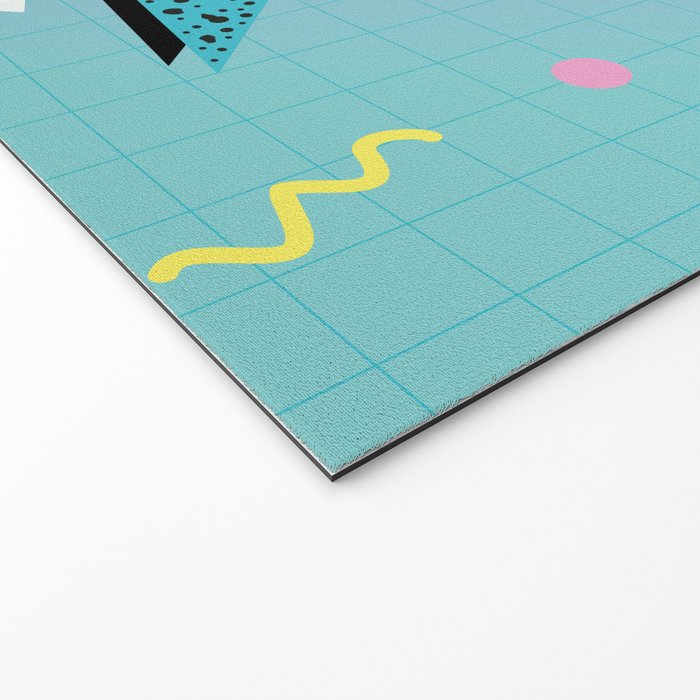 Memphis pattern 58 - 80s / 90s Retro Welcome Mat Gallery Image 2